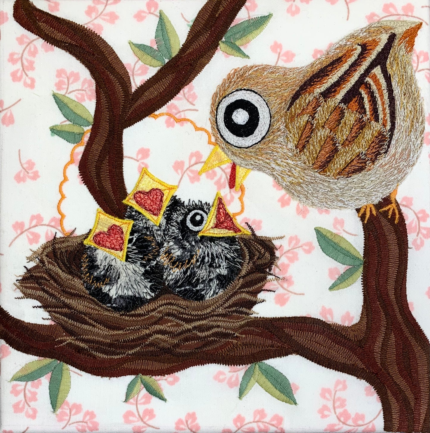 Sparrow and her babies