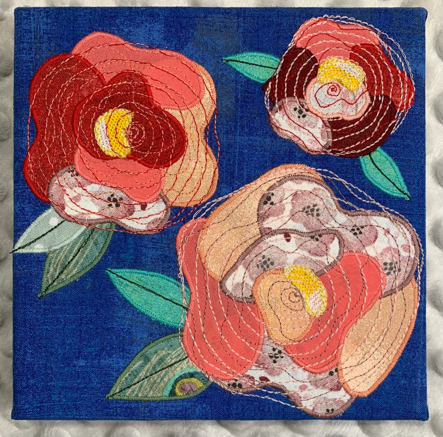 Three Pink Flowers